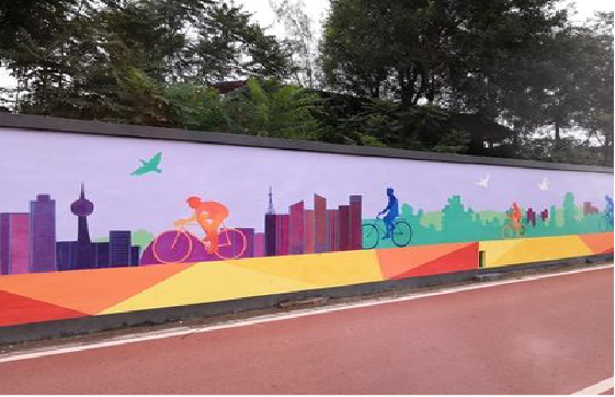 滑县墙体彩绘-围墙