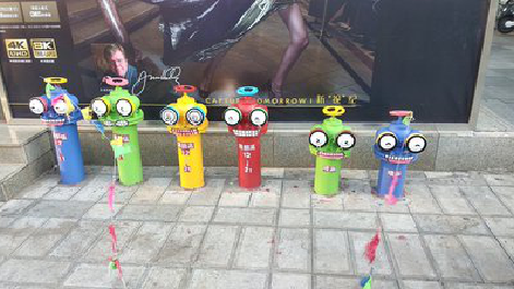 滑县商业区彩绘