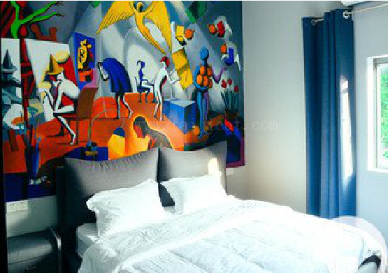 滑县对于酒店的墙体彩绘而言更注重哪些方面？