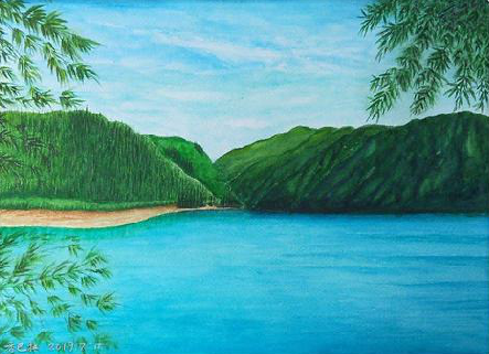 滑县在墙绘中，如何绘画绿水青山？