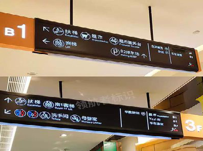 滑县如何通过商场标识牌引导客流分布？