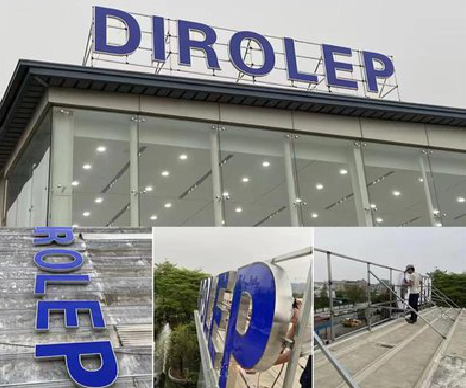 滑县楼顶发光字安装的注意事项。